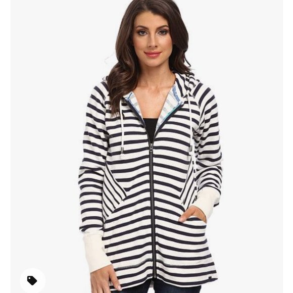 Hatley Tops - Hatley Oversized Nautical Cotton Weekend Hoodie
